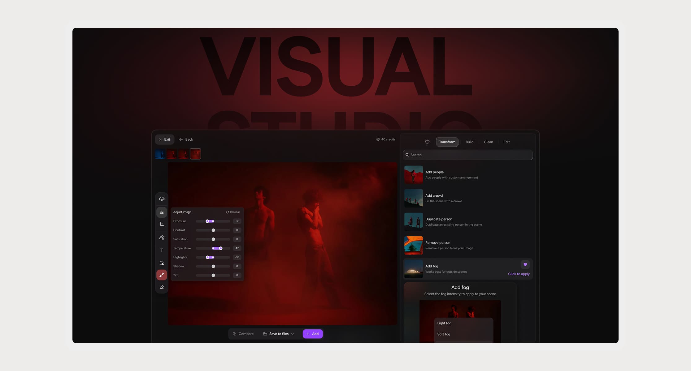 Landing Page — Editor